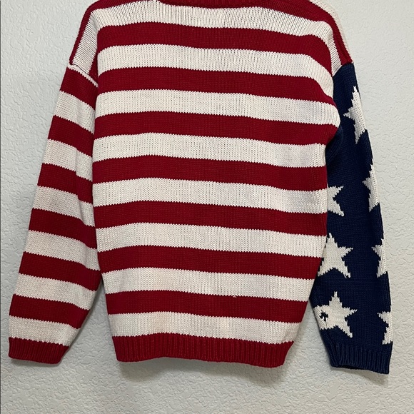 Vintage Storybook Knits Patriotic Cardigan Sweater - Picture 10 of 14